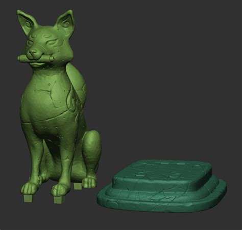 Free STL file Kistune 🗿・3D printable design to download・Cults