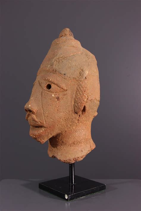 Nok Head (14760) - Terracotta, jar, amphora, funerary urn Nok