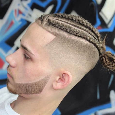 Short Braids For Men With Fade