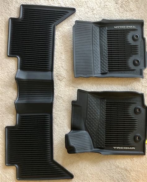 2020 Toyota Tacoma All Weather Floor Mats - Houses & Apartments For Rent