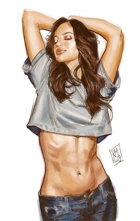 Sexy Woman Drawing