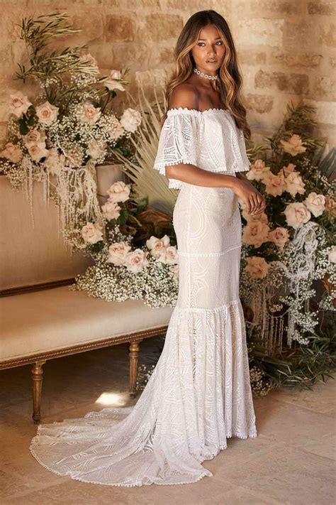 25 Best Boho Wedding Dresses for 2025 - women boho wedding dress