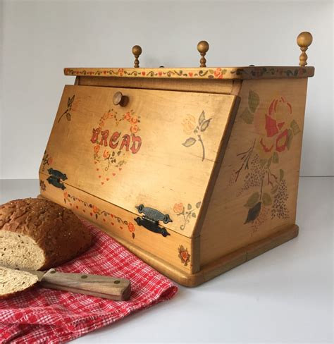 Antique Reproduction Bread Box at Emily Jenkins blog