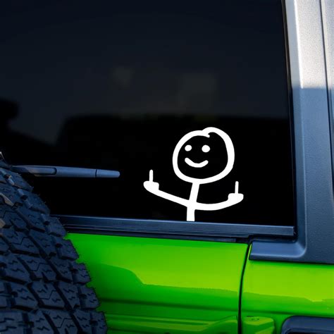 GRITKULTURE Funny Meme Decal Large Vinyl Sticker for Cars, Trucks ...