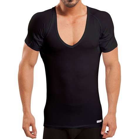 Sweat Proof Deep-V Neck Undershirt // Black (XS) - Ejis - Touch of Modern