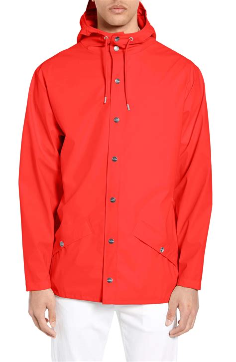 Rains Lightweight Hooded Rain Jacket, $110 | Nordstrom | Lookastic