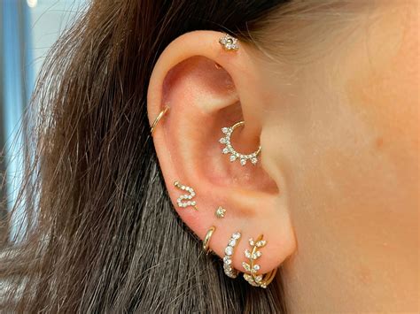 Ear Piercing Double Helix