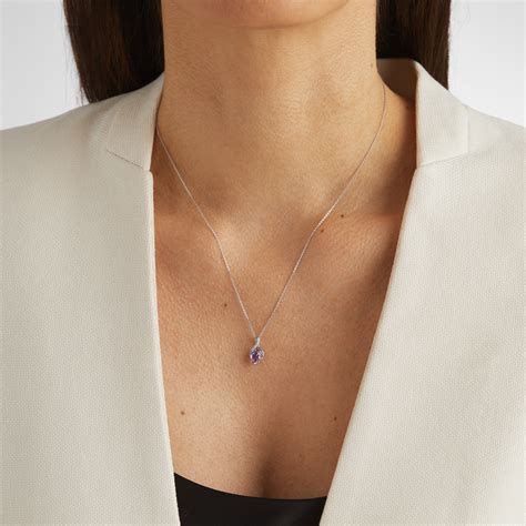 White Gold Necklaces | White Gold Chains for Women | Goldsmiths