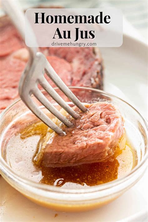 Easy Au Jus (No Drippings Needed) - Drive Me Hungry