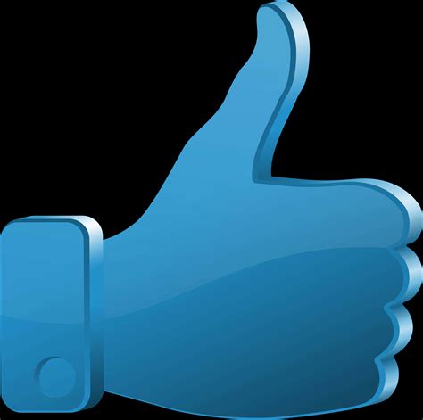 Download Blue Thumbs Up Emoji | Wallpapers.com