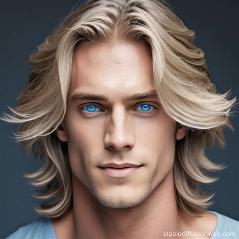 Handsome Ash Blonde Guy | Stable Diffusion Online