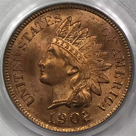 1902 Indian Head Cent PCGS MS-64 RD - Old Pueblo Coin
