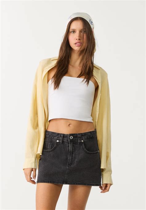 Women’s denim skirts | Stradivarius United Kingdom