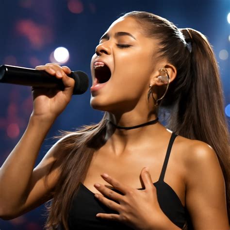 Ariana Grande E Sua Potência Vocal Em Performances Ao Vivo