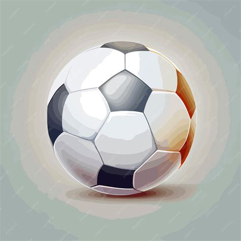 Premium Vector | Vector illustration of traditional soccer ball