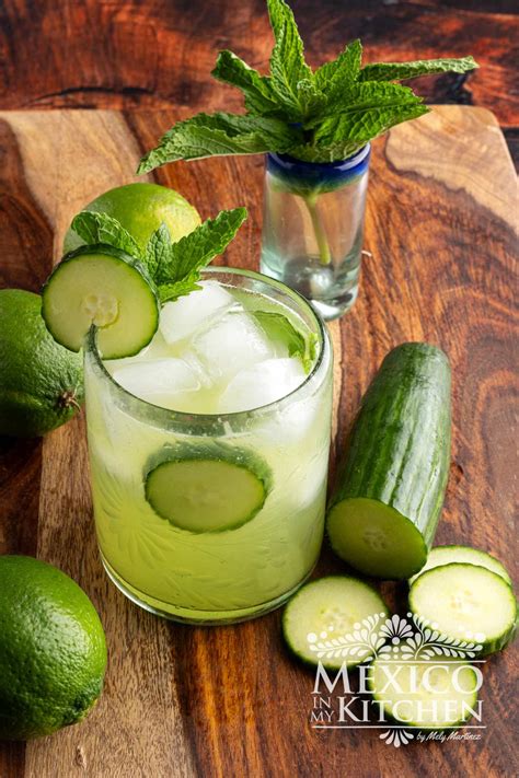 Cucumber Lime Agua Fresca | Mexican Drinks, Quick and Easy.