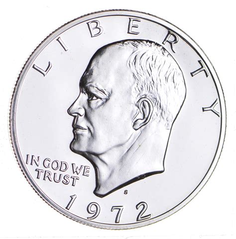 Silver - SPECIALLY MINTED - S Mint Mark - 1972 -S - 40% Eisenhower ...