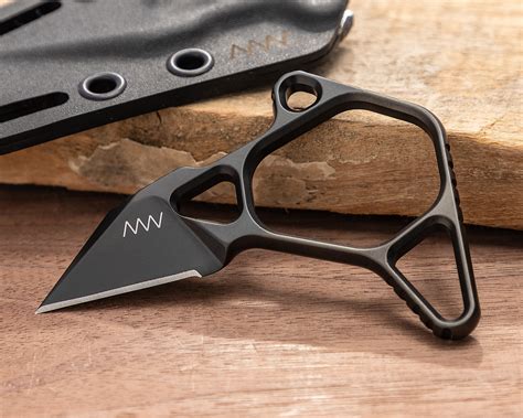 Acta Non Verba M06 Tactical Neck Knife 1.5" Elmax Black DLC Wharncliffe ...