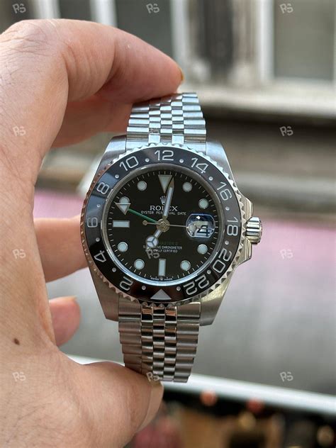 ROLEX GMT-Master II Bruce Wayne Gri Bezel 126710GRNR Jubile Kordon