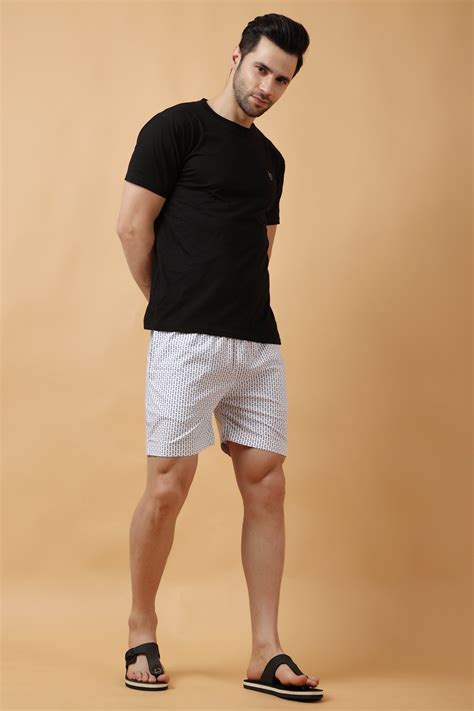 Buy Mens White Shorts & Casual Shorts For Men - Apella