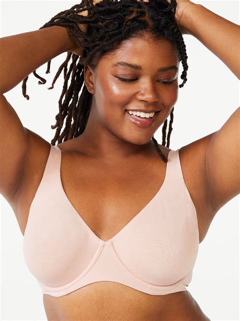 Joyspun Women's Full Coverage Unlined Bra, Sizes 34C to 42DD - Walmart.com