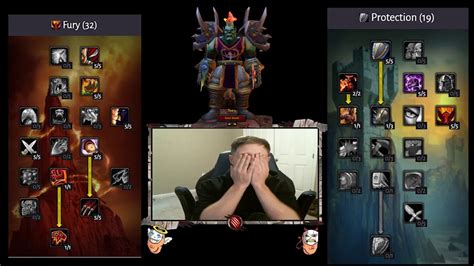 WoW Classic Fury/prot Warrior Talent tree overview - YouTube