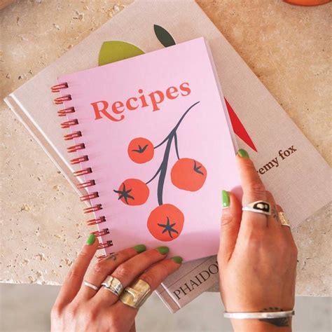 Recipe Journal A5 | Vine Tomato | Hardback By Good Tuesday | Recipe ...