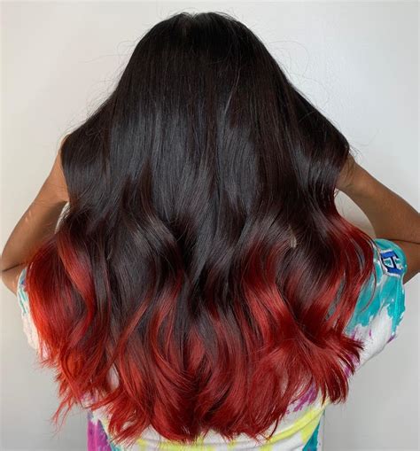 Red Ombre Hair Color Ideas