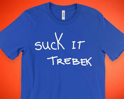 Suck It Trebek T-Shirt RIP Sean Connery SNL Celebrity | Etsy