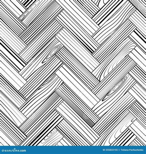 Wooden floor parquet stock vector. Illustration of vector - 255833155