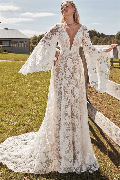 Unique boho wedding dress – Artofit