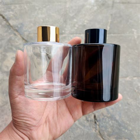 150ml Glass Reed Oil Diffuser Bottle Set with Cap- Ideal for Home ...