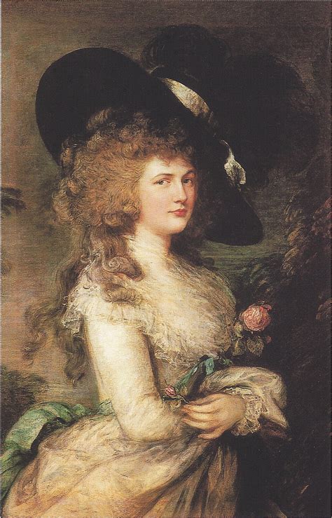 Portrait of Georgiana, Duchess of Devonshire - Thomas Gainsborough ...