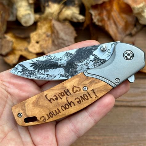 Custom Pocket Knife Personalized Gift for Men Fathers Day Gift Custom Gift for Dad Personalized ...