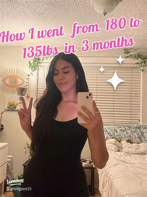How I went from 180 to 135lbs in 3 months🏋️‍♀️ | Gallery posted by TrendyJenni | Lemon8
