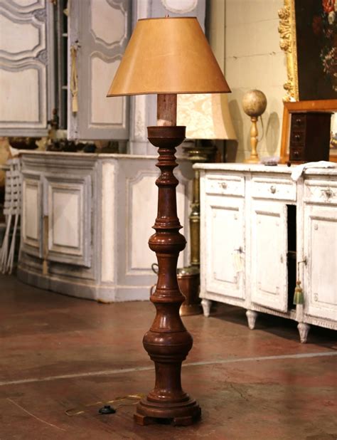 Antique Wooden Floor Lamps