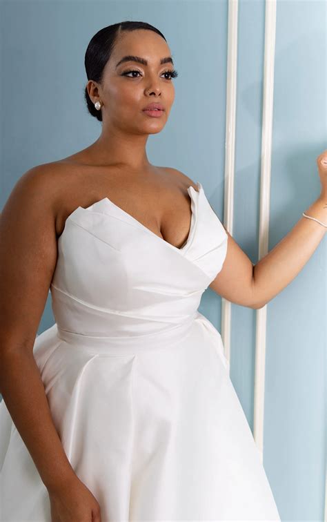 Glamorous Plus Size Wedding Dress with Overskirt | Martina Liana - martina liana 1557