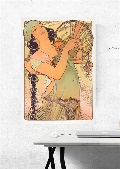 Salomé (1897) Alphonse Mucha Art Nouveau Printable Poster Retro Home ...