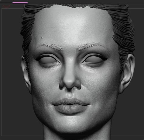 ArtStation - Angelina Jolie, André Castro | Anatomy sculpture, Zbrush, Sculpting