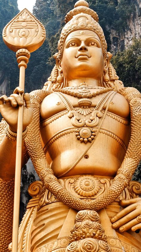 Download Close Up Shot Of Lord Murugan Statue Wallpaper | Wallpapers.com