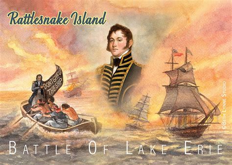 Rattlesnake Island 2023 - Battle of Lake Erie Postcard | RILP