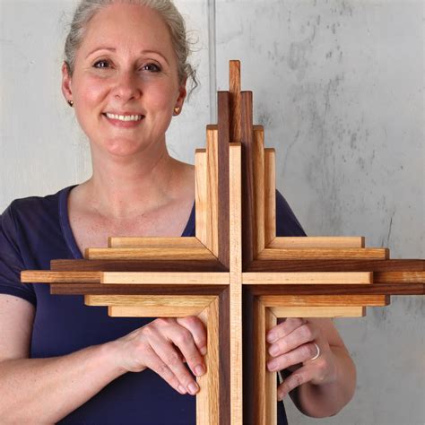 Large Wooden Church Cross - Dennehey Design Co.