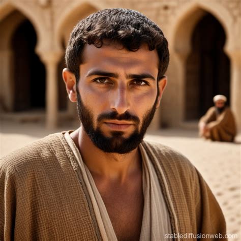 Image of Jewish Man in Middle Eastern Peasant Clothing, 2000 Years Ago ...