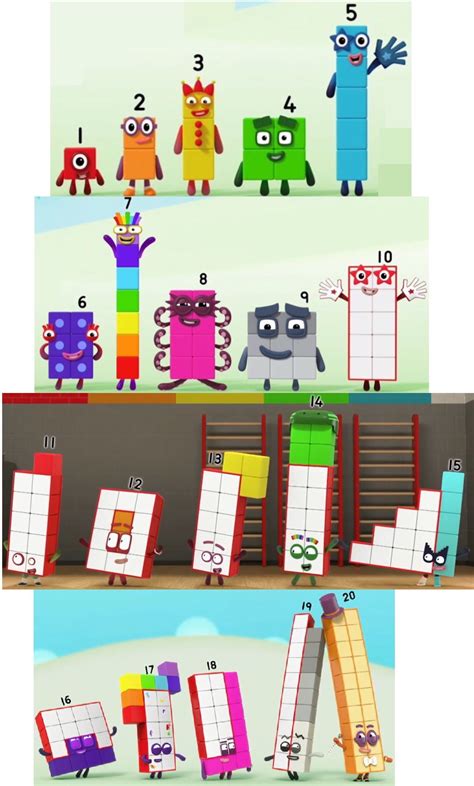 Numberblocks 1-20 by alexiscurry on DeviantArt