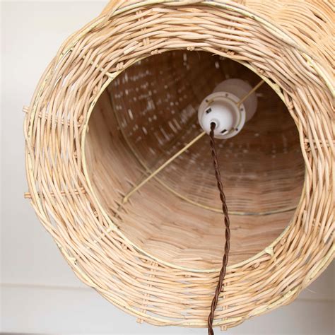 Large Sculptural Wicker Floor Lamp, France For Sale at 1stDibs