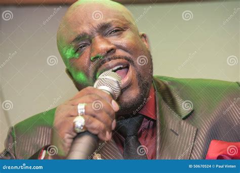 Black African Male Singing Live Stock Photo - Image of soul, happy ...