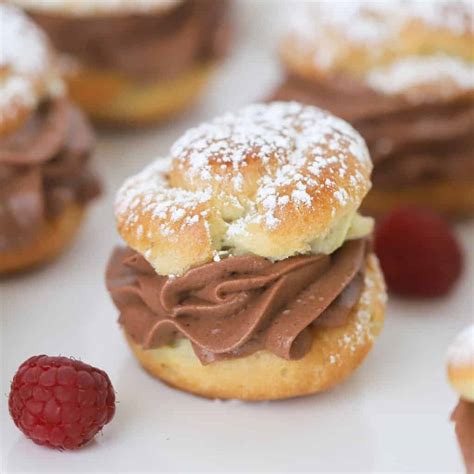 Custard Cream Puffs - The Carefree Kitchen