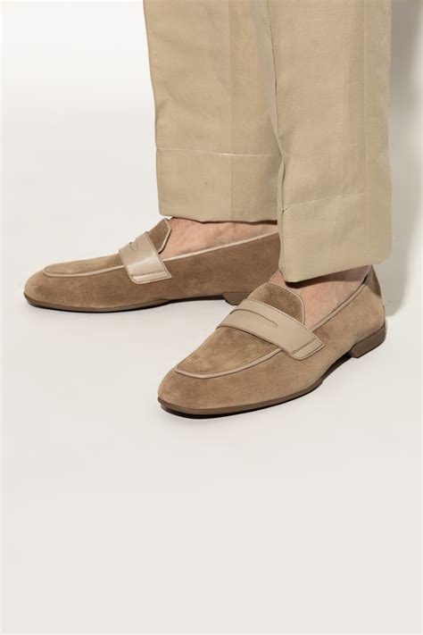 Brioni Suede Penny loafers | Men's Shoes | Vitkac