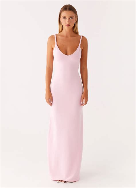 Anastasia Maxi Dress - Pink - Peppermayo