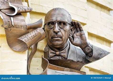 Memorial Plaque To Composer Igor Stravinsky in Kiev Editorial Stock ...